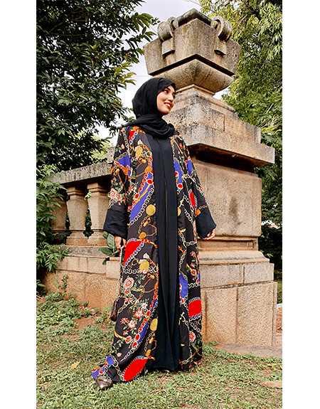 Smil Rend forhold Julianna Gucci Print Open Abaya – The Hijaab Haul